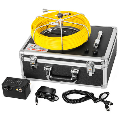 Rioolcamera – Inspectiecamera – Endoscoop – Afvoercamera – Pijpinspectiecamera – 7 inch TFT LCD Scherm – 30 M Kabel met 12 LED’s Waterproof