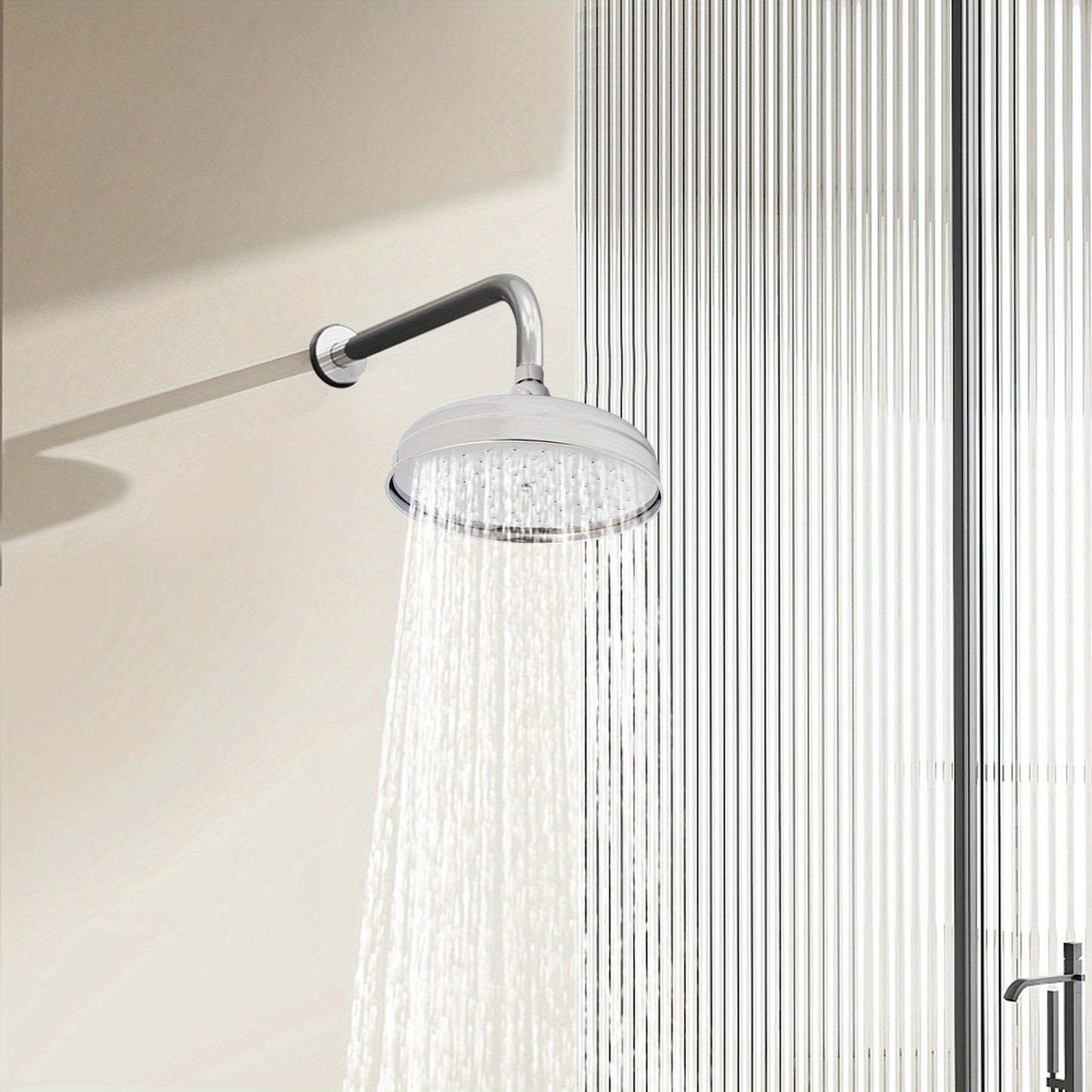 Douchepaneel – Douche Systeem – Douche Set – Regendouche – Bad Douche – 8 Inch Regendouchekop – 360° Draaibare Handdouche – Roestvrij Staal – Eenvoudige Wandmontage