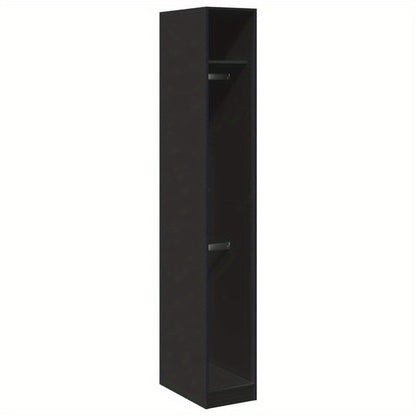 Wardrobe 30X50X200 Cm Treated Wood Black