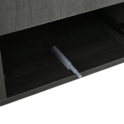 Modern Luxury TV Stand for 70-inch TVs Compatible for 165.1/190.5/177.8 cm Screens - Heavy-Duty Metal Frame with Marble-Patterned Tabletop, Cable Management System & Push-to-Open Drawers - Non-Wood Media Console for Large TVs