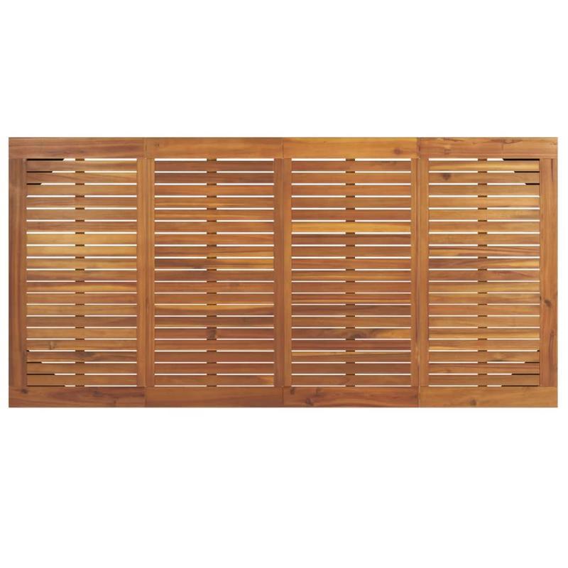 Tafel – Eettafel – Tuinset Tafel – Werktafel – Massief Acaciahout – Hairpin Poten – 180x90x75 cm – Weerbestendig & Afneembare Poten