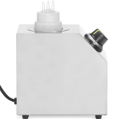 Chocoladesausverwarmer – Sausverwarmer – Chocoladefondue apparaat – Fonduepan – Warmer – RVS behuizing – 650 ml fles – 200 Watt – Temperatuurregelaar 6 standen
