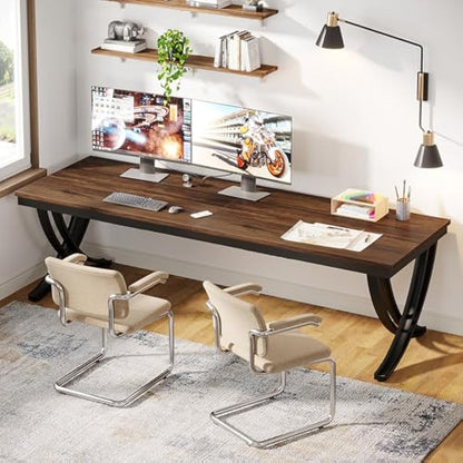 Vintage Bureau – Computertafel – Werktafel – Schrijftafel – Industrieel Bureau – 150 cm Groot – Verstelbare Lade-unit