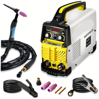 2-In-1 TIG Lasmachine – MMA Lasapparaat – Lasmachine Voor Staal – Elektrode Lassen – Instelbare Gasnabehandeling – Lichtgewicht & Draagbaar