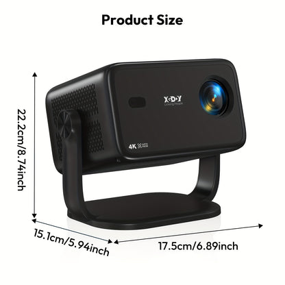 Beamer – Projector – Mini Beamer – Draagbare Projector – Home Cinema – Full HD 1080p Native Resolutie – 600 ANSI Lumen & Automatische Focus