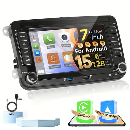 Autoradio – Auto Radio – Multimedia Systeem – In-Car Entertainment – Car Stereo – 9 Inch Touchscreen – Draadloze CarPlay & Android Auto – GPS Navigatie – Achteruitrijcamera Met Microfoon