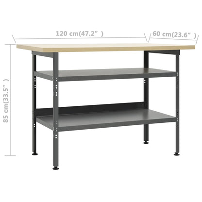 Werkbank – Werktafel – Werkplek – Werkstation – Opbergkast – Hoogte Verstelbaar – Maximale Belastbaarheid 300 kg