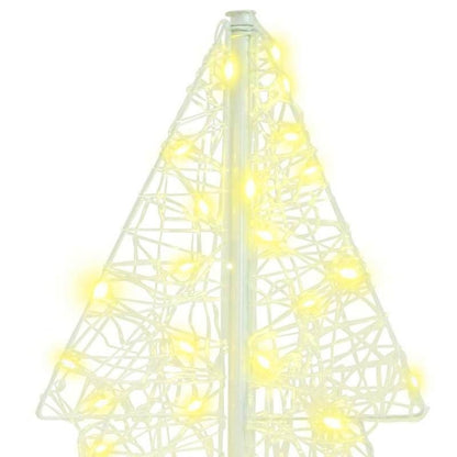 Kerstboom – Kerstboom Led – Kunstkerstboom – Verlichte Boom – Decoratieve Boom – Warm Wit Licht – 150 cm Hoog – Stevig Metalen Frame