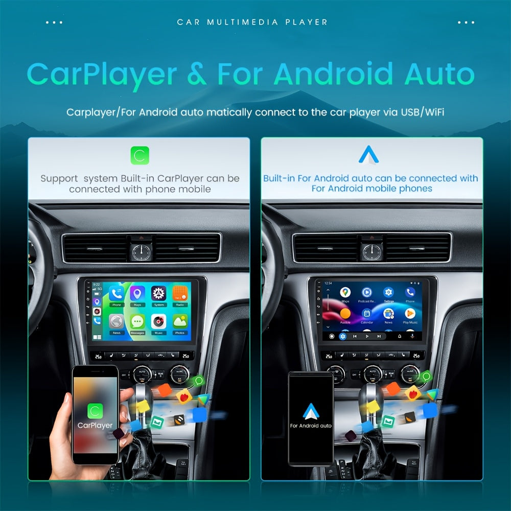 10 Inch Android Carplayer – Multimedia Autoradio – Touchscreen Navigatiesysteem – Draadloze Carplay – AHD Achteruitrijcamera – 2GB RAM + 64GB Opslag – HiFi FM RDS Radio