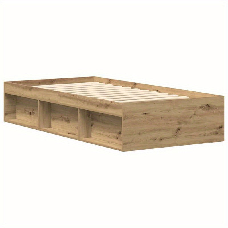 Bed frame without Mattress Oak Artigianale 100x200cm Practical, removable, suitable for all seasons