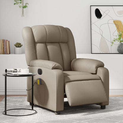 Elektrisch Verstelbare Relaxfauteuil – Relaxstoel – Massagefauteuil – Verstelbare Stoel – Fauteuil Met Massagefunctie – 6 Massagepunten – Kunstleer Bekleding