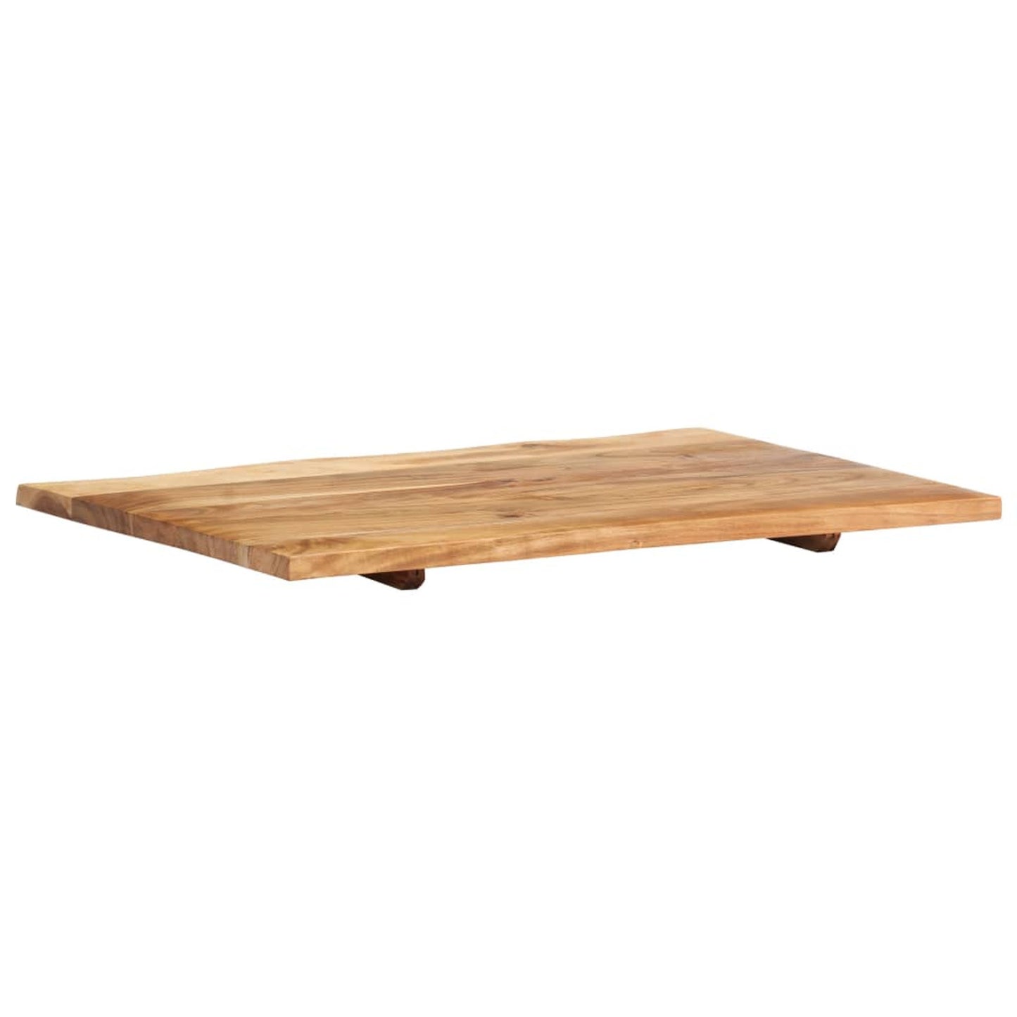 Badkamerblad – Wastafelblad – Wasbakblad – Badkamermeubelblad – Houten Blad – Solide Acaciahout – 80x52x2,5 cm – Duurzaam & Waterbestendig