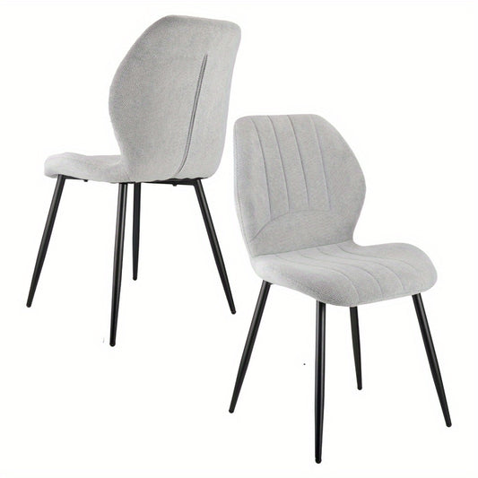 Eetkamerstoel – Stoel – Keukenstoel – Zithoekstoel – Designstoel – Set Van 4 – Ergonomisch Comfort – Duurzaam Linnen En Hout
