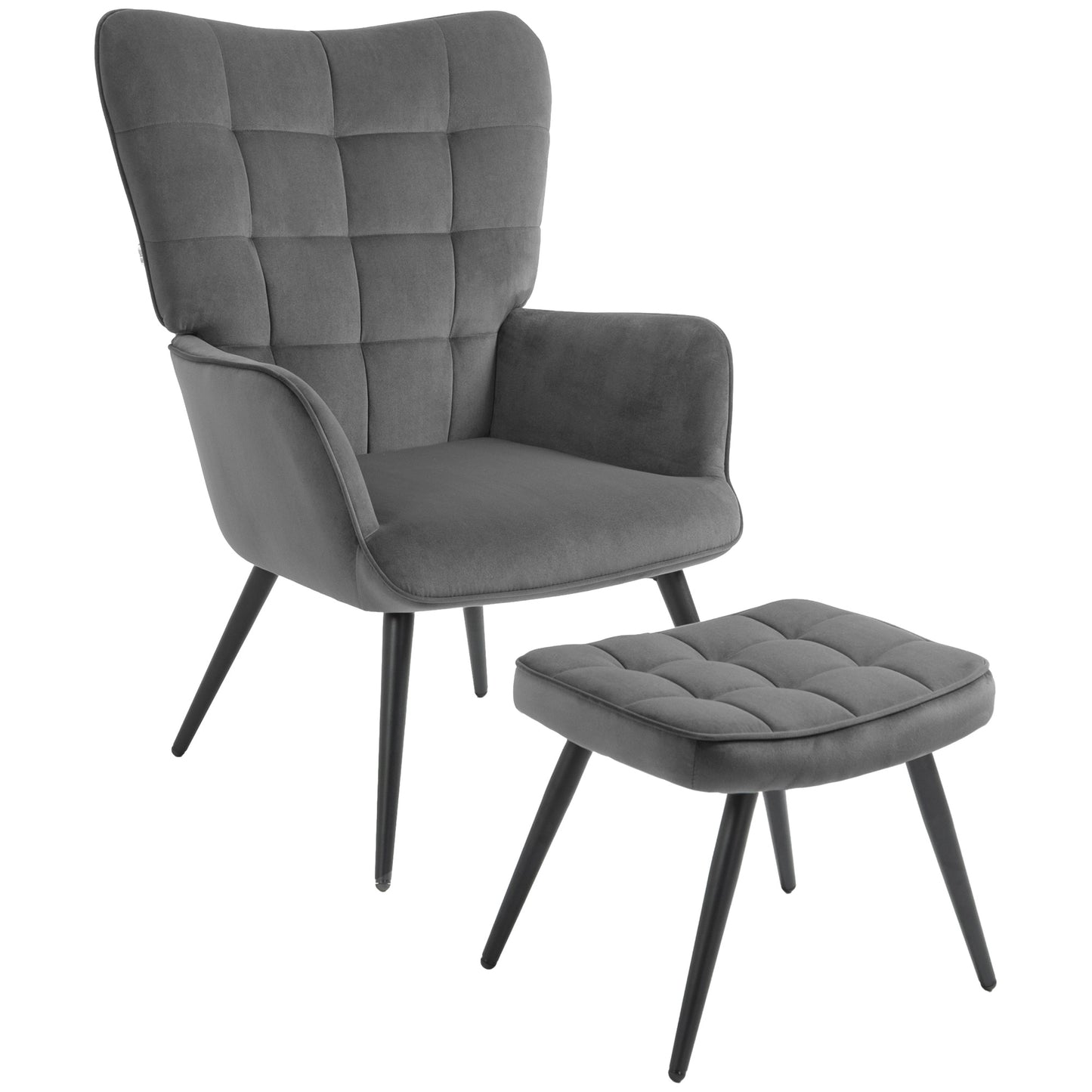 Relaxstoel – Fauteuil – Zitstoel – Loungestoel – Relaxfauteuil – Grijs – Verstelbaar – Zonder Elektriciteit