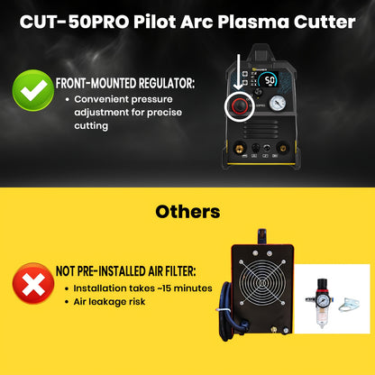 plasmasnijder – plasma cutter – snijbrander – plasma snijmachine – plasmamachine – 50 Amp snijstroom – non-touch pilot ARC technologie
