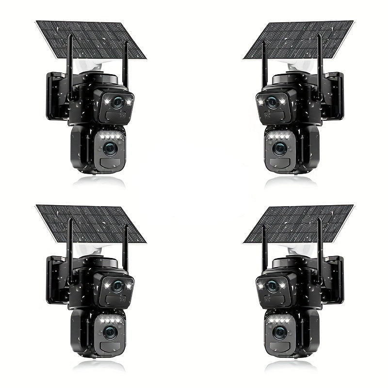 Draadloze Beveiligingscamera – Solar Camera – Buiten Camera – Surveillance Camera – Wifi Camera – 355° Draaibaar – Full-Color Nachtzicht Met 2-Weg Audio
