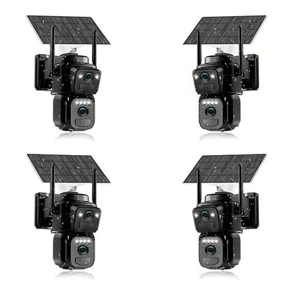 Draadloze Beveiligingscamera – Solar Camera – Buiten Camera – Surveillance Camera – Wifi Camera – 355° Draaibaar – Full-Color Nachtzicht Met 2-Weg Audio