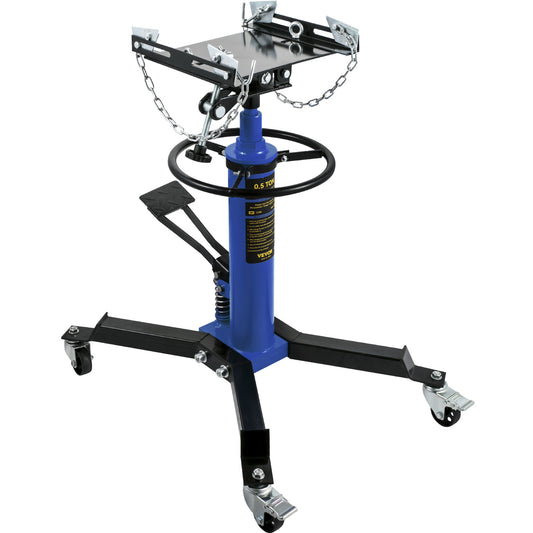 Transmissievloerbok – Transmissiekrik – Hydraulische Floor Jack – Tilwagen – Garage Transmissielift – 1100 lbs Draagvermogen – Verstelbare Kantelbare Werkplaat