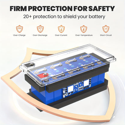 Lithium Accu – Lithium Batterij – LiFePO4 accu – 24V bootaccu – 100Ah capaciteit – 2560Wh vermogen – ingebouwde 100A BMS – 10000+ diepe cycli