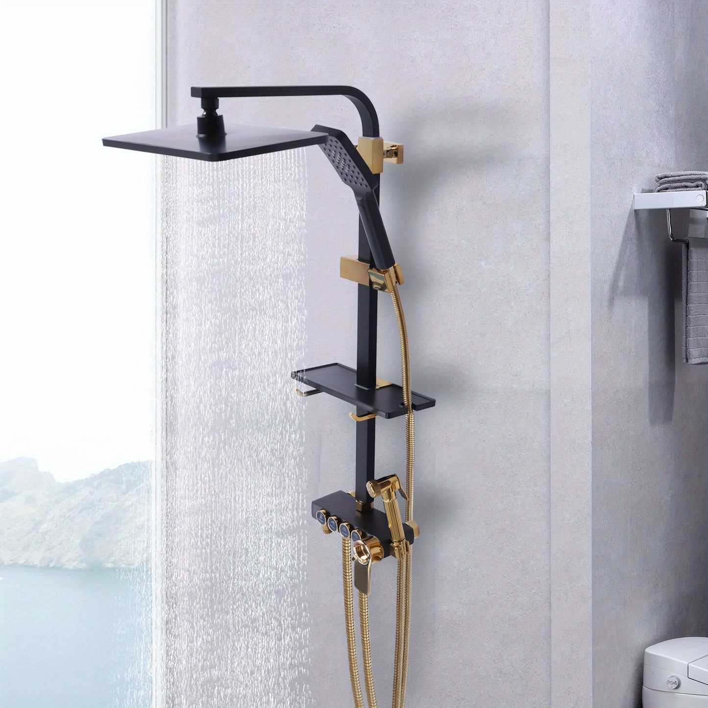 Badkraan – Badmengkraan – Badthermostaat – Douchekraan – Wastafelkraan – Handdouche – Thermostatisch – Versterkt Koper