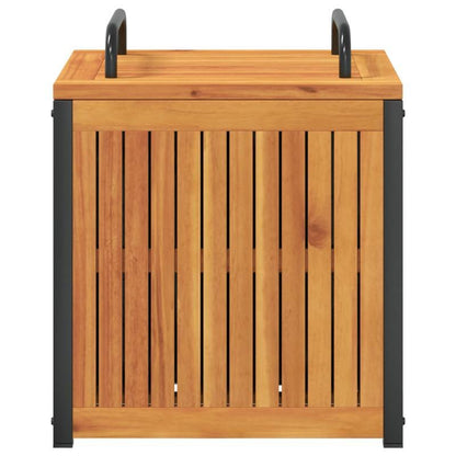 Buitenopslagdoos – Tuinbox – Opbergkist – Gereedschapskist – Kussenbox – Robuust Stalen Materiaal – Verstelbare Hoogte 45x45x45/53 cm