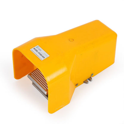 Pneumatisch Voetschakelaarventiel – Voetpedaalklep – Voetbediening – Snoerschakelaar – Voetschakelaar – Aluminiumlegering – 5 Wegen 2 Posities – 1/4" NPTF Aansluiting – Geel