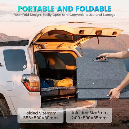 200W Zonnepaneel – Opvouwbaar Zonnepaneel – Solar Charger – Mobiele Zonne-energie – Draagbaar Zonnepaneel – ETFE Coating – Verstelbare Kickstand