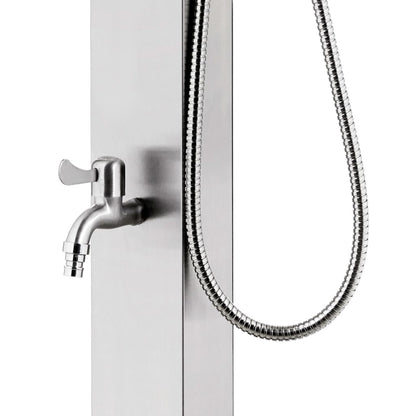 Buitendouche – Tuindouche – Zwembaddouche – Solar douche – Campingdouche – RVS 220 cm – Weerbestendig staal