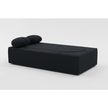 Klapbank – Slaapbank – Slaapbankje – Bankbed – Kinderbank – Modern Scandinavisch Design – Memory Foam Matras 200x100 cm – Afneembare Wasbare Hoes – Zachte Bouclé Bekleding