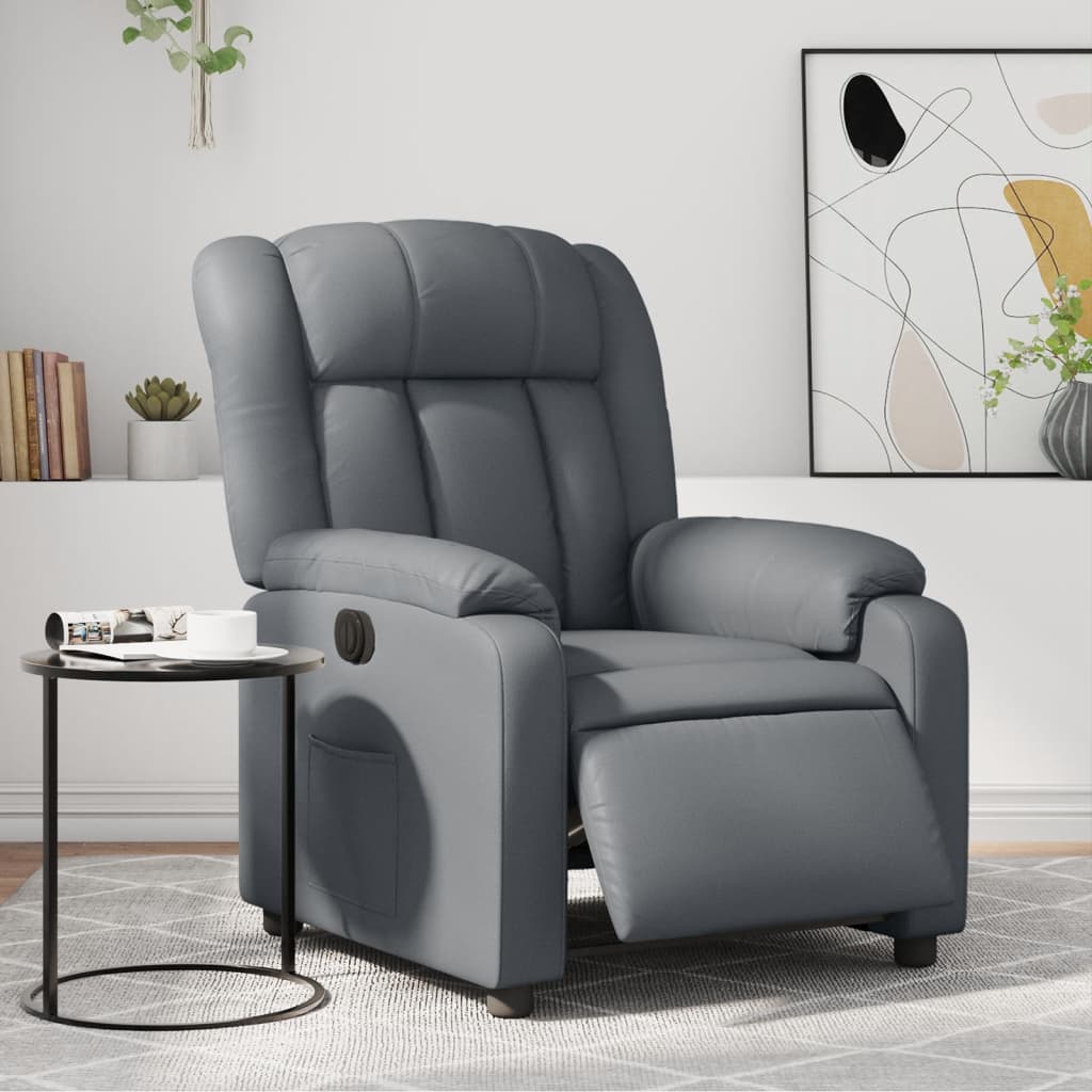 Elektrische Stoel – Relaxfauteuil – Sta-op Stoel – Verstelbare Fauteuil – Elektrische Fauteuil – Elektrisch Verstelbaar – Kunstleer – 135 Graden Kantelbaar