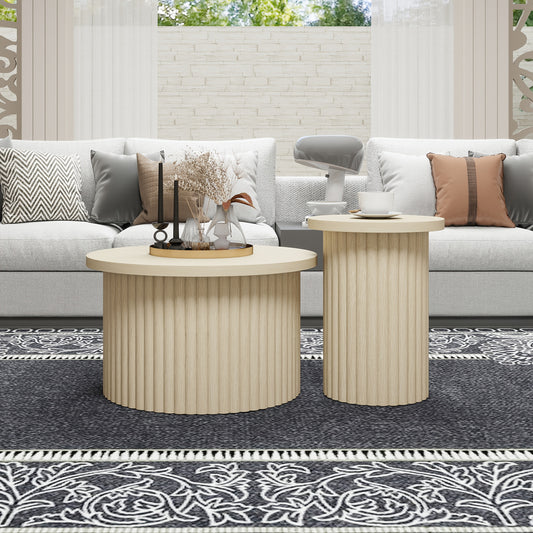 Salontafel – Koffietafel – Bijzettafel – Opbergtafel – Woonkamertafel – Rond Design – Zwart Hardhout MDF – Met Opbergruimte en Golvend Deksel – Eenvoudige Montage