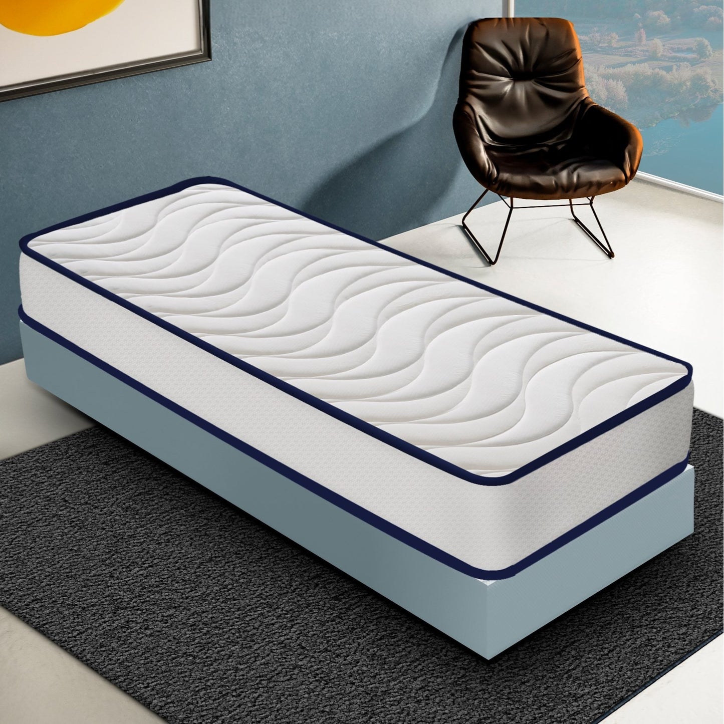 Orthopedisch Matras – Stevig Matras – Koudschuimmatras – Pocketvering Matras – Traagschuimmatras – 20 cm Hoog – 13 Comfortzones – Koelende Memory Foam