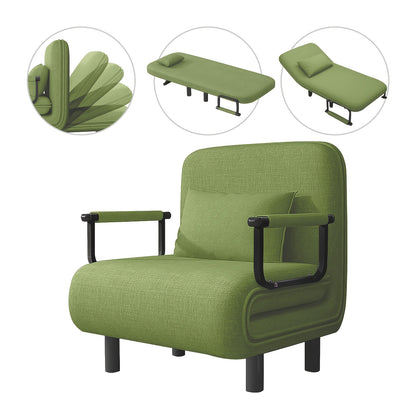 Slaapbank – Bedbank – Sofa Bed – Vouwbank – Logeerbed – Multifunctioneel – Ruimtebesparend Design – Zachte Polyester Bekleding