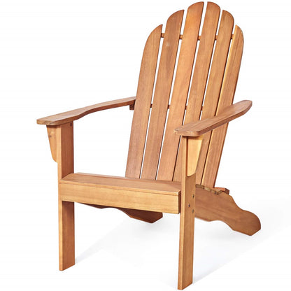Adirondack Tuinstoel – Tuinstoel – Tuinfauteuil – Buitenstoel – Terrasstoel – Acaciahout – Weerbestendig – 160 Kg Draagkracht – Natuurlijk Vernieuwd Design