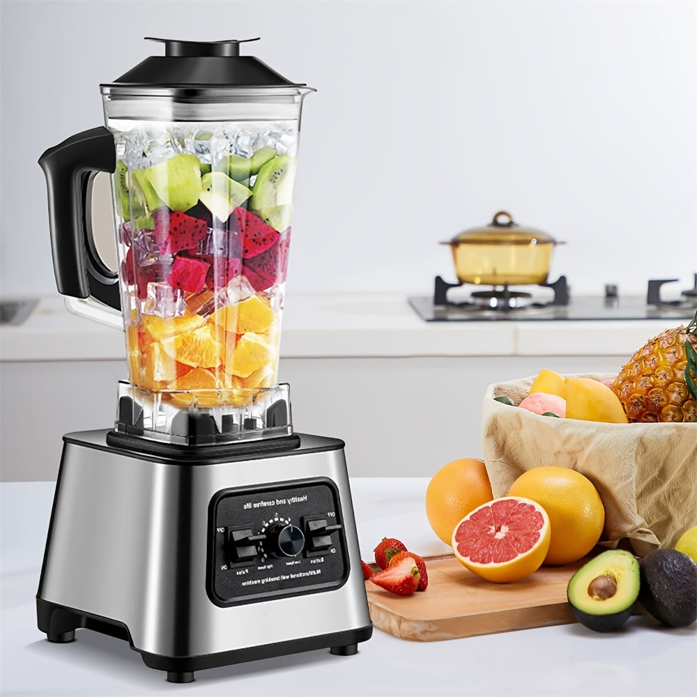 Blender – Keukenmachine – Mixer – IJscutter – Sapmaker – 2,5 Liter Glas – 6000W Krachtige Motor – 9 Snelheidsstanden