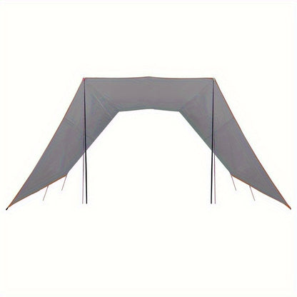 Tarp – Tentzeil – Schaduwdoek – Zonnescherm – Afdekzeil – Polyester Materiaal – Ruime Afmeting 302x240x240 cm