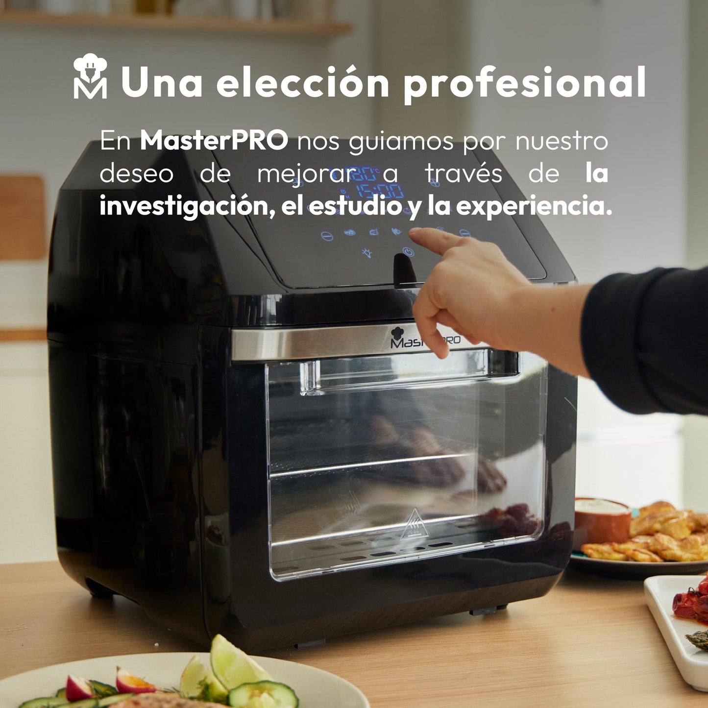 Airfryer – Heteluchtfriteuse – Airfryer Oven – Vetarm Koken – Digitale Touchscreen – 11L Inhoud – 1800W Vermogen – Temperatuur Instelbaar 80-200°C