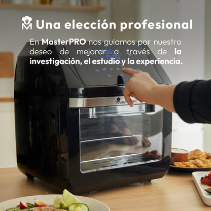 Airfryer – Heteluchtfriteuse – Airfryer Oven – Vetarm Koken – Digitale Touchscreen – 11L Inhoud – 1800W Vermogen – Temperatuur Instelbaar 80-200°C