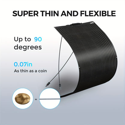 Zonnepaneel – Solar Panel – Zonnecellen – Zonnepaneel Set – Solar Module – 1000W Flexibel – Monokristallijn Silicium – Lichtgewicht Weerbestendig