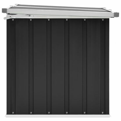 Tuinkist – Tuinkussenbox – Tuinopbergbox – Tuinbox – Opbergbox – Gecoat Metaal & Synthetisch Materiaal – 129x67x65 cm