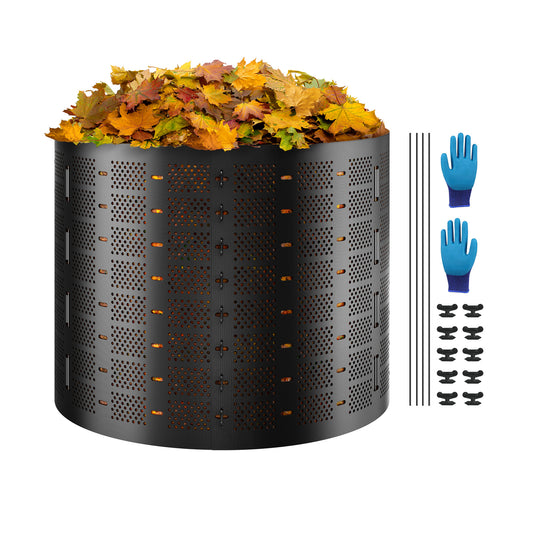 Compostbak – Compostvat – Composter – Compostton – Tuincomposter – 1000 Liter Capaciteit – Duurzaam HDPE Kunststof