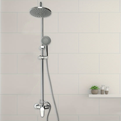 Doucheset – Douchegarnituur – Regendouche – Handdouche – Glijstang – Moderne Koperafwerking – 360° Draaibare Hoofddouche 20 cm