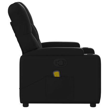 Verstelbare Relaxstoel – Fauteuil – Relaxfauteuil – Zitstoel – Kunstleer – Verstelbare Rugleuning Tot 135 Graden – Bekerhouders & Zijzak