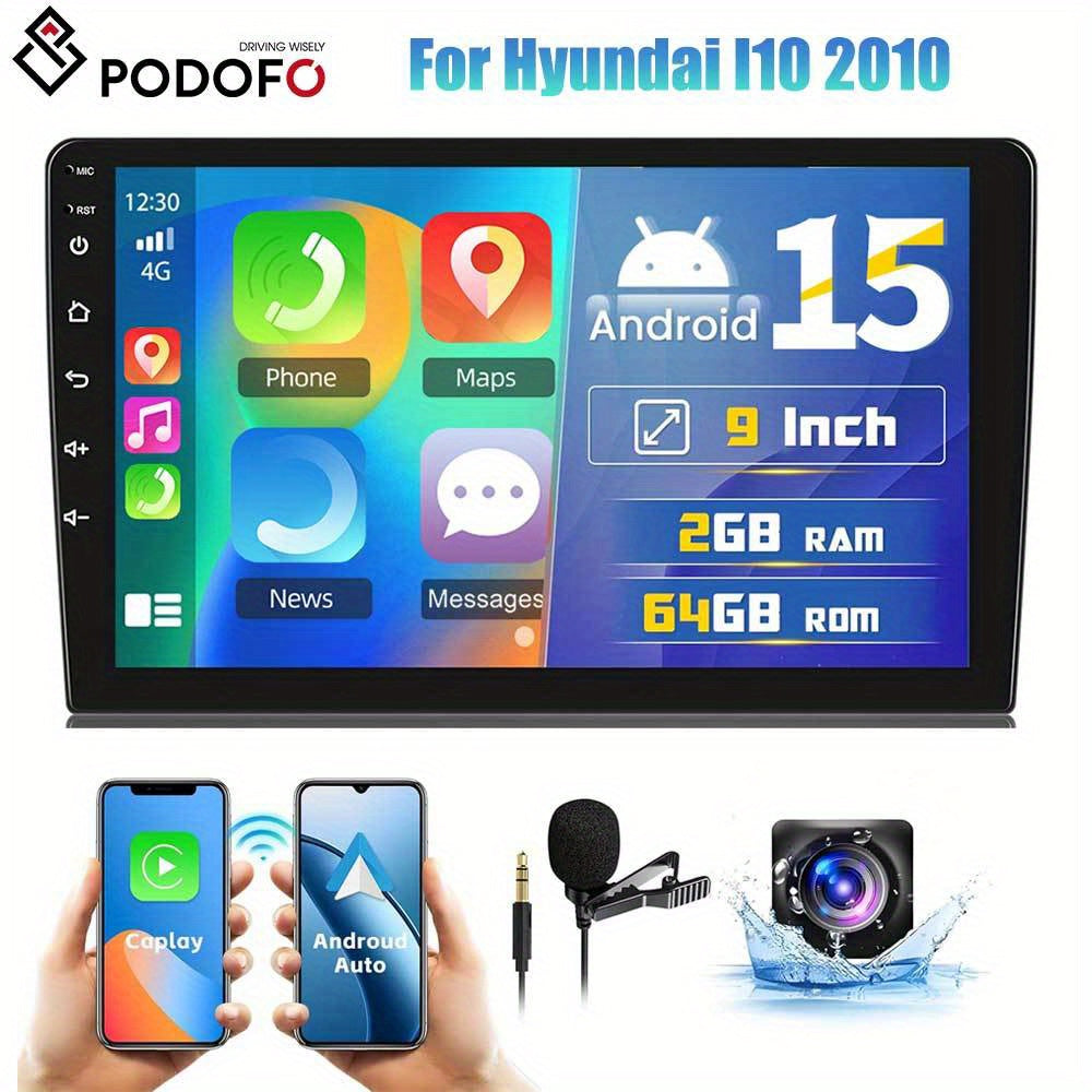 Multimedia Systeem – Autostereo – Autoradio – Dashboard Unit – Car Audio – 9-Inch Touchscreen – Android 15 Met Wireless CarPlay & AHD Achteruitrijcamera