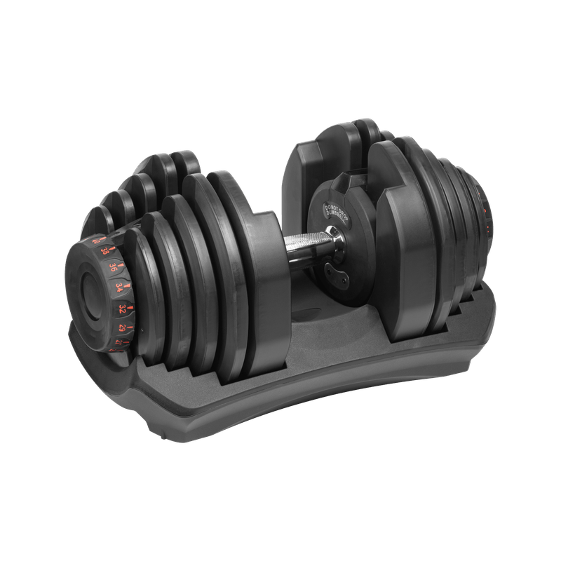 Dumbbell – Halter – Verstelbare Halter – Gewicht – Krachttrainer – Verstelbaar tot 40 kg – Gietijzer met Kunststof Coating