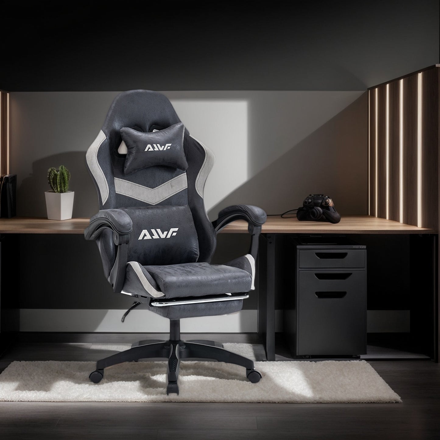 Gamingstoel – Gamestoel – Gaming Chair – Game Stoel – Verstelbare Bureaustoel – Ergonomisch Design – Roze Kleur – Aluminium Frame