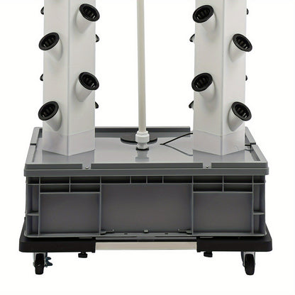 Hydroponic Tuinieren – Verticale Groei Toren – Hydroponisch Kweekstation – Watercultuur Systeem – Planten Kolom Toren – Compact Designerformaat – Duurzaam PP Materiaal
