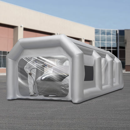 Spuitcabine – Spuitverf Tent – Verfspuitcabine – Spuittent – Verf Shelter – Opblaasbaar – Ruime Werkruimte – Oxford Stof & PVC Frame – Ventilatiesysteem & Snelle Installatie