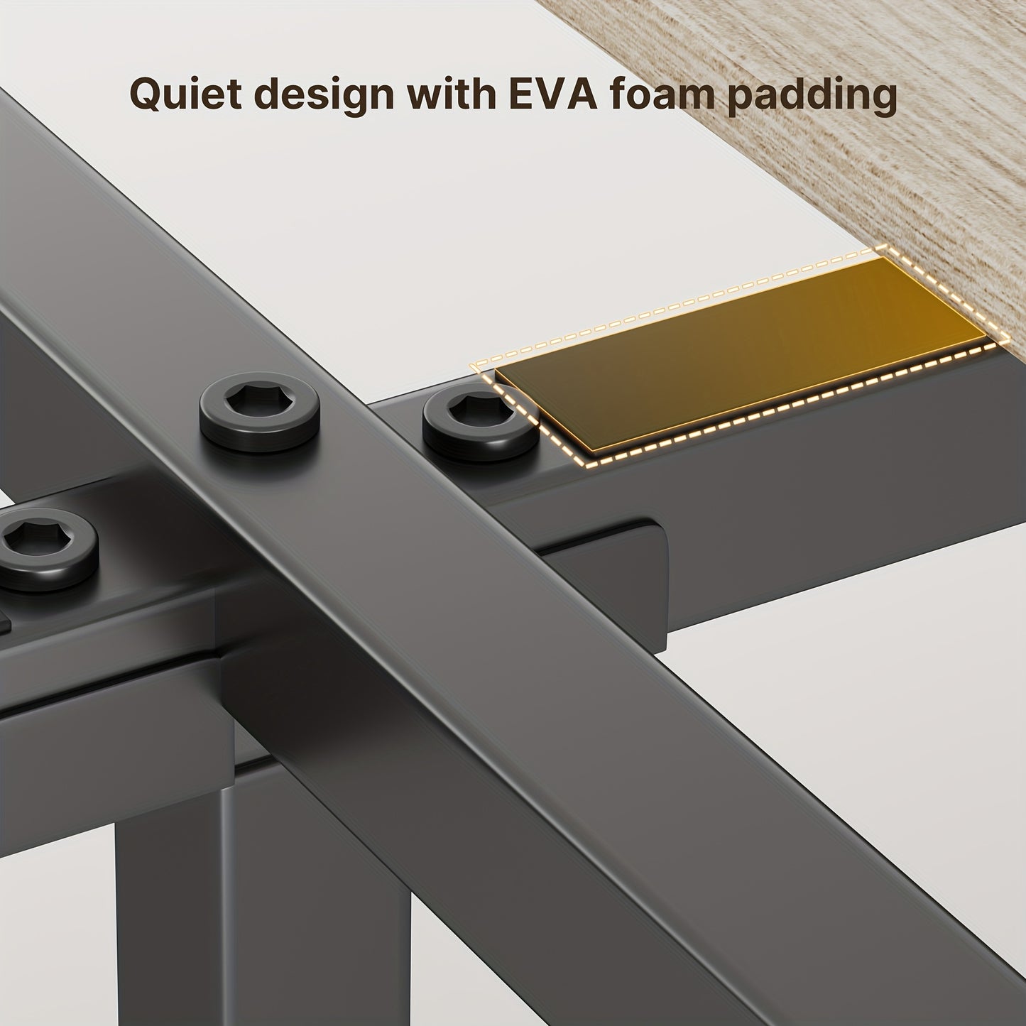 Eenpersoonsbed – Single Bed – Bedframe – Bedombouw – Slaapbed – 90x200 cm – Opbergruimte Hoofdeinde – Stil Geluid – 16 cm Opbergruimte Onderbed – Hout Metaal Mix – Eenvoudige Montage – Ruimtebesparend Design