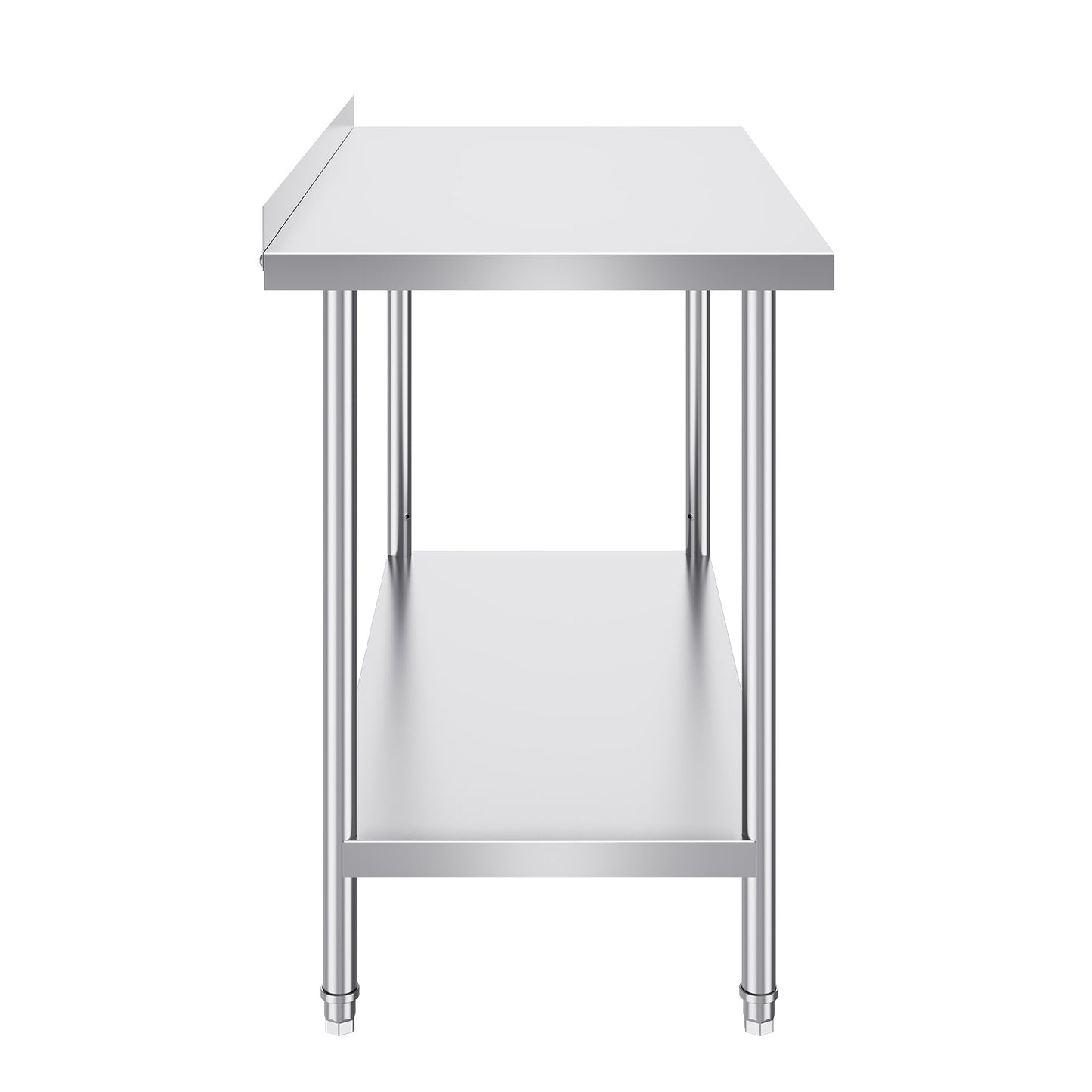 Werktafel – Werkbank – Opstelling – Prep Tafel – RVS Werktafel – 61x122 cm – 3 Verstelbare Planken